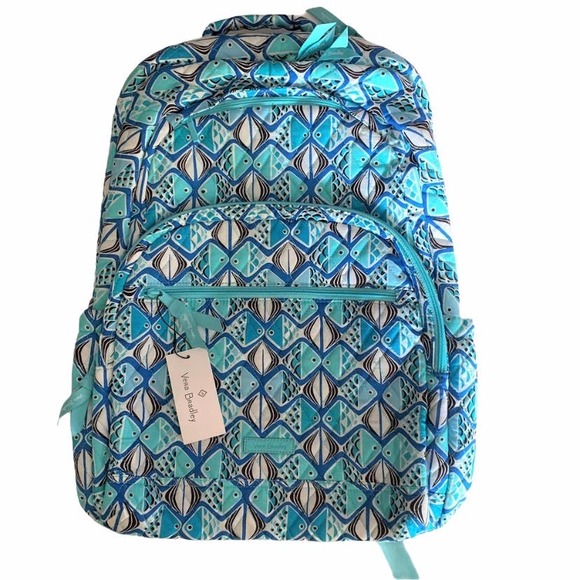 vera bradley go fish backpack